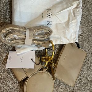 NWT Fawn Design pendant pouch set